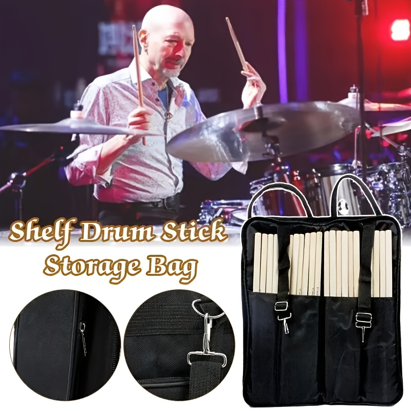 GLSTOY Drum Stick Bag Oxford Cotton Drumstick Holder Carry Bag For