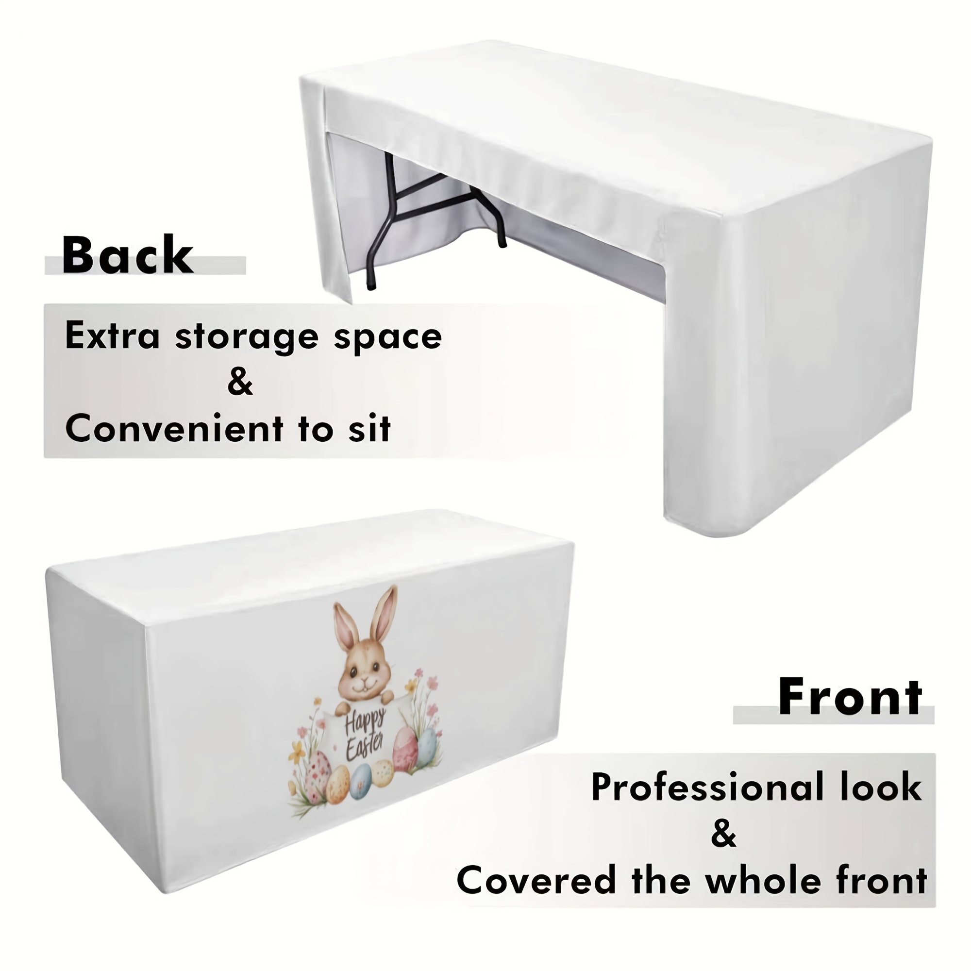 TEMU 1 Customized Item, Featuring A Personalized Logo, Design, Or Text Tablecloth, Suitable For Weddings, Birthdays, Anniversaries, Business Events,