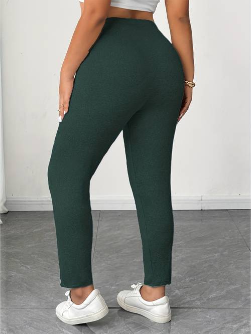 plus size womens plus size leggings comfortable soft stretchy long pants suitable for home and s