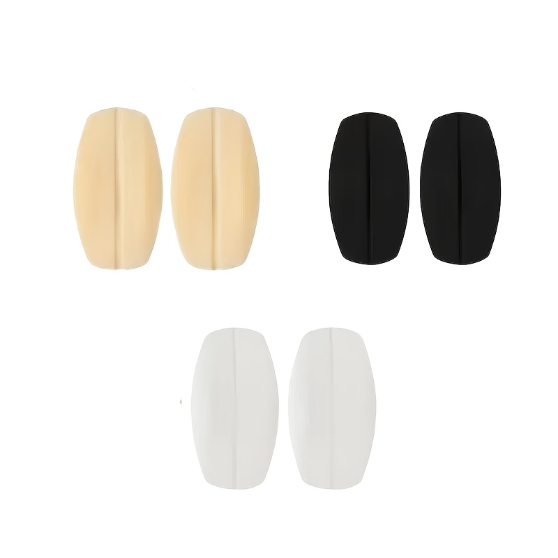 6pcs Silicone Shoulder Strap Pads, Anti-slip Bra Strap Holders, Seamless Pressure-relief Shoulder Pads