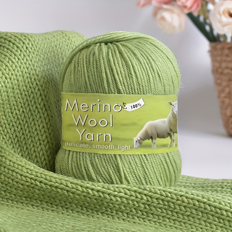 Image of 10pcs-500g/17.64oz 100%wool Yarn For Knitting And Crocheting Sweater, Coat, Scarf, Hat, Gloves, Scarves, Knitted Cushions Diy Handicrafts, Assortment Soft & Durable Luxurious And Warm.
