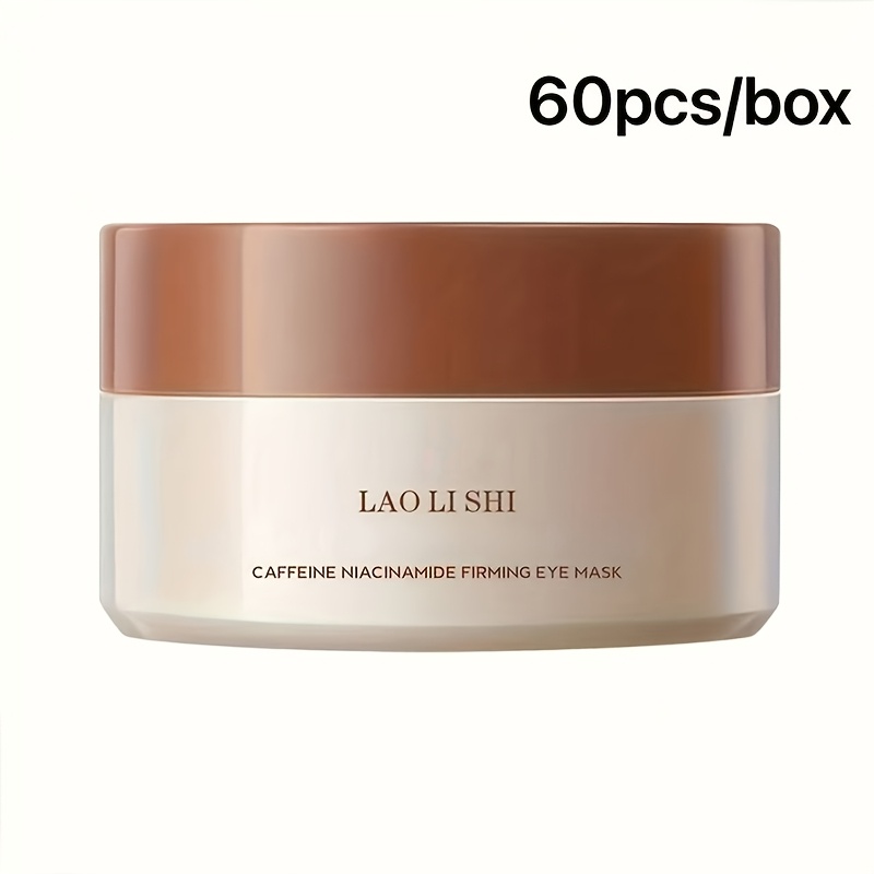 Image of 60pcs Eye Masks - Niacinamide Infused, Firming & , Moisturizing For All Complexions, Alcohol-free Gel Eye Patches, Skincare, Wrinkles, , Etc.