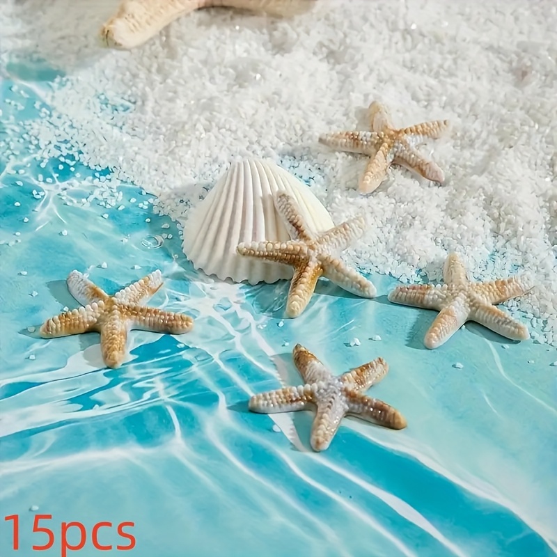 TEMU 30pz/15pz Pendenti Stella Marina 3D in Stile Boh矇mien - Ciondoli Gioielli a Tema a con Texture Casuali, Accessori per Orecchini e Collane Fai da