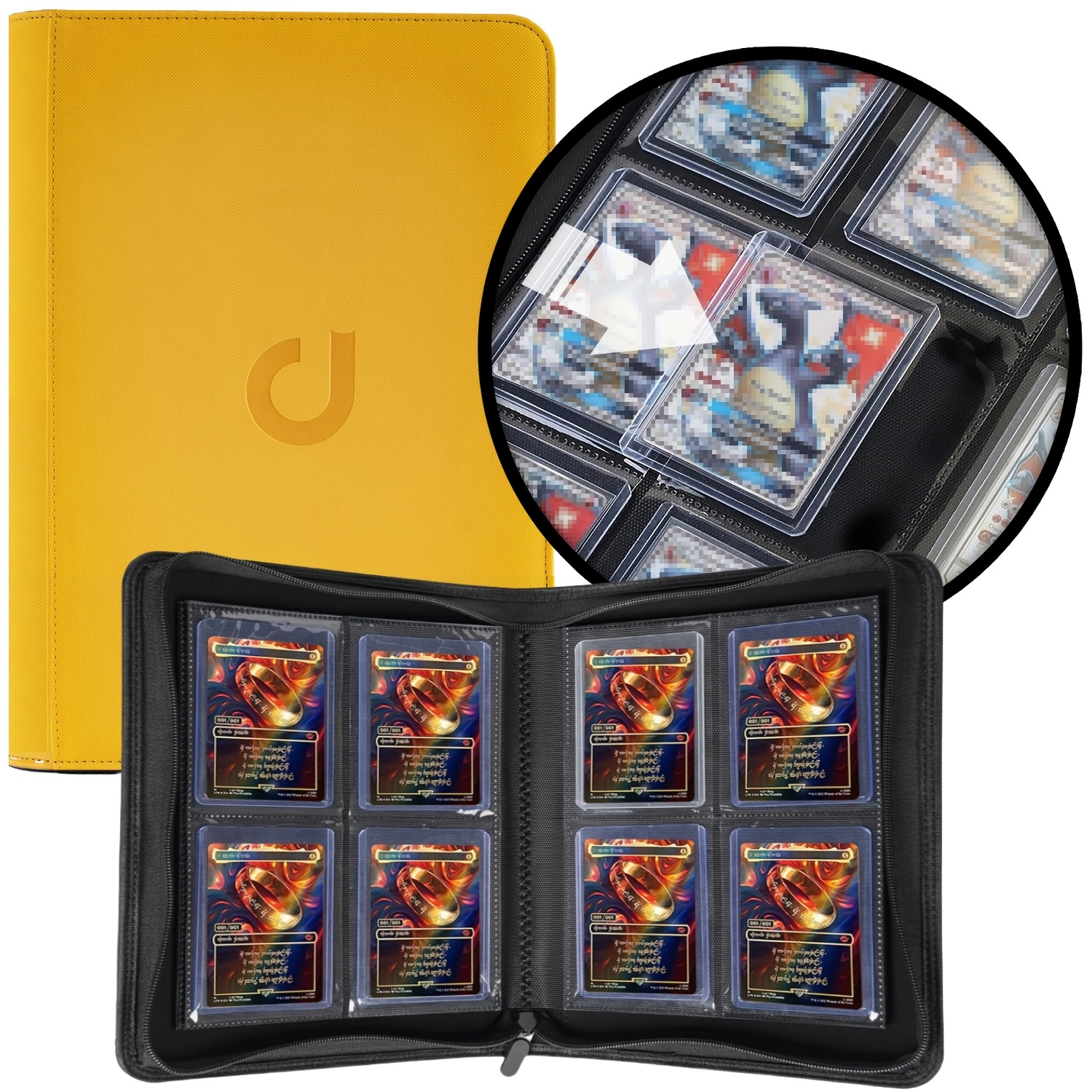 binder holds 112 4 pocket top loader binders - Temu Germany