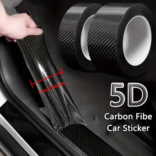 5D Carbon Fiber Autoaufkleber Wasserdichte Autotür Anti-Kollision