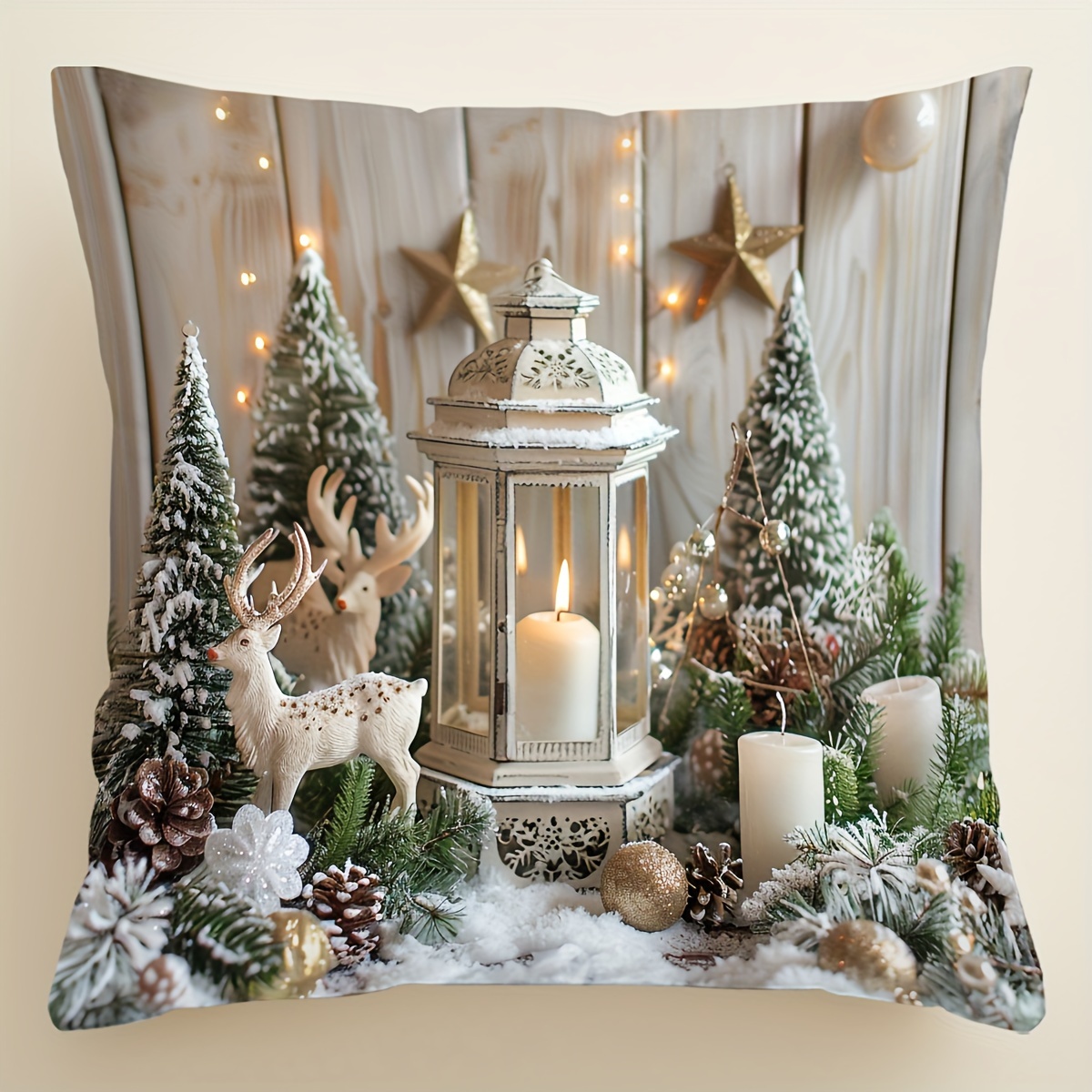 TEMU [customer Favorite] Christmas Charm Pillow Cover 17.7