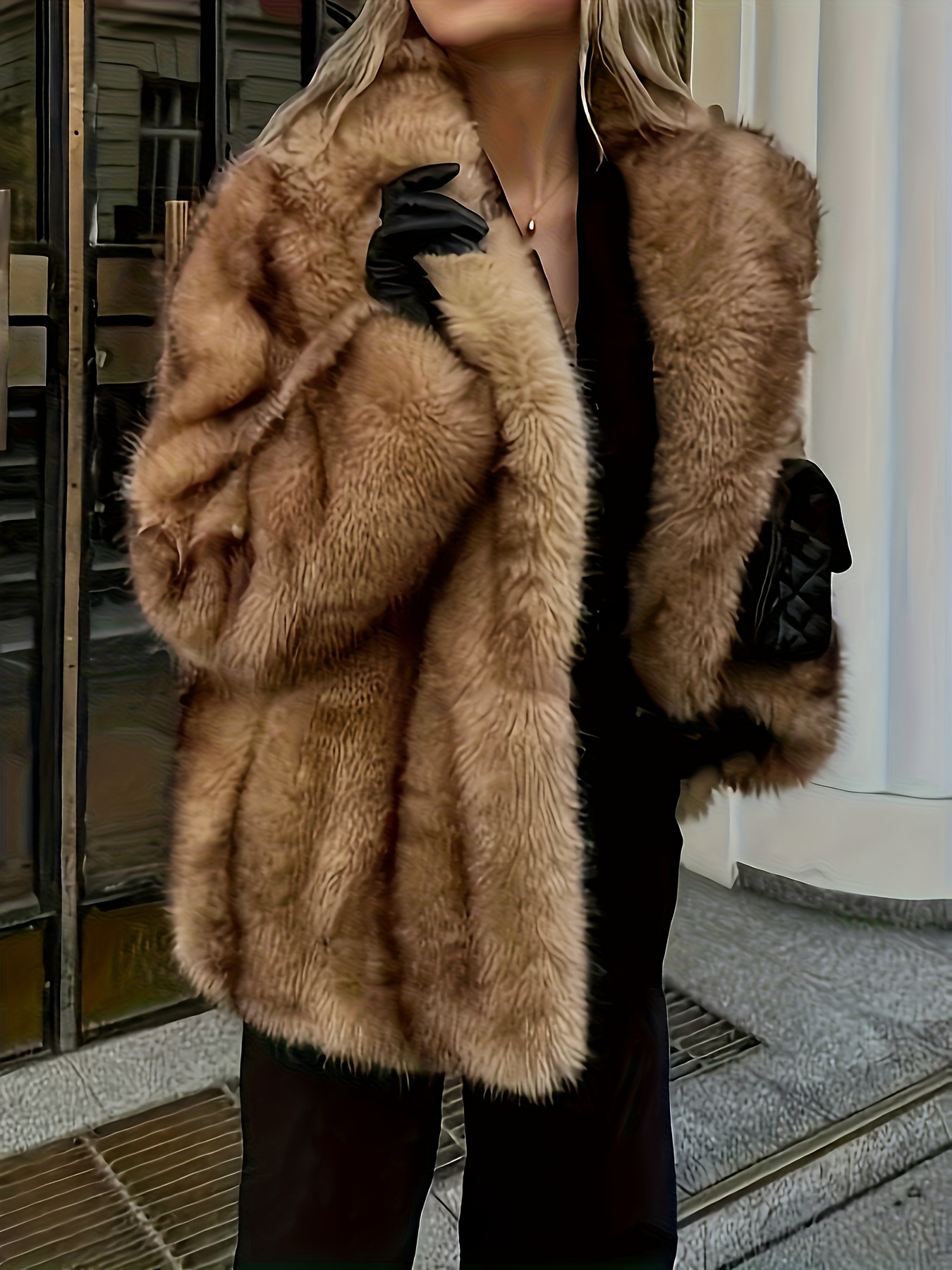 Women's Elegant Faux Coat