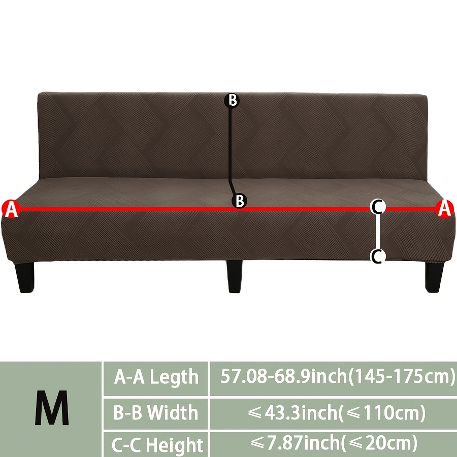 TEMU 1pc Sofa Bed, Low-cost Renovation, , Easy To Clean, Pet-friendly, Exquisite Patterns, Protects And Beautifies The Sofa Bed, Elastic ,