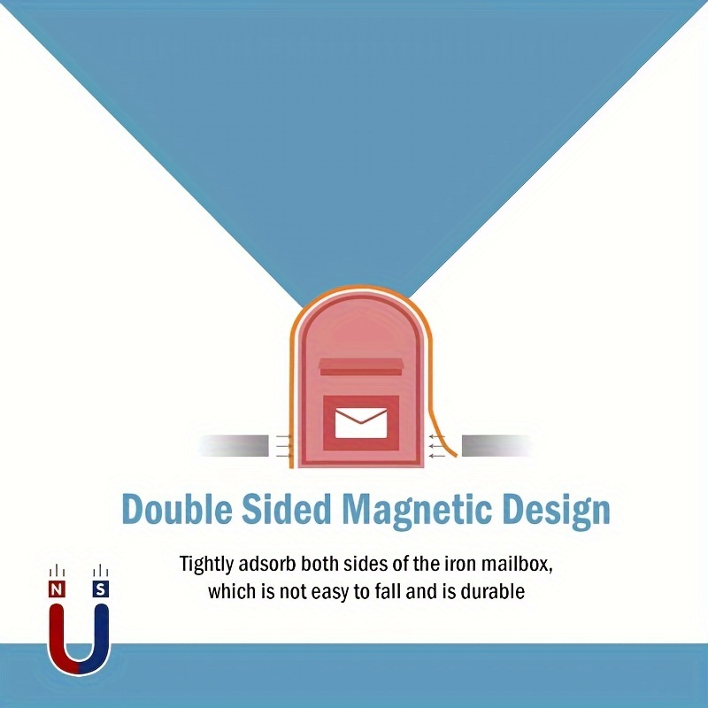 Magnetische Briefkastenabdeckung Mit USA-Flagge – 53,3x45,7 Cm Standardgröße Für Außendekoration & Garten