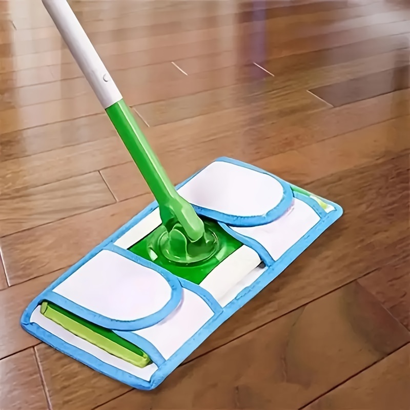 

1/2/4pcs, Reusable Microfibre Mop Pad, Machine Washable Mop Pad, Compatible With Swiffer Dry Mop Pad, Reusable Mop Pad, Flat Mop Pad, Reusable Floor Mop Pad