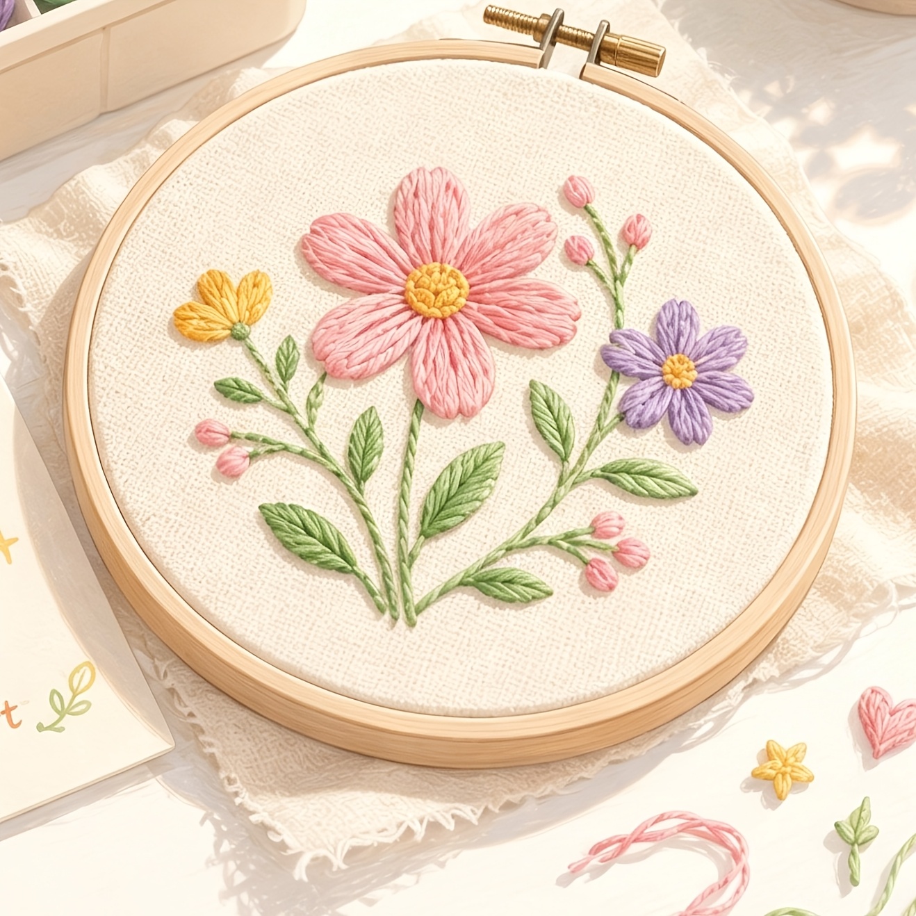 447 Colors Cross Stitch Thread Set for Hand Knitting