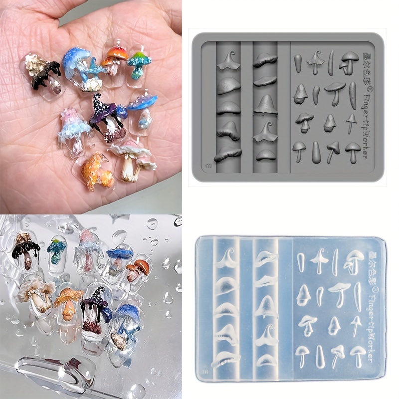 

Casting Molds Set - 3d For Art, Diy Crafts, Art - Molds For Epoxy Jewelry Making