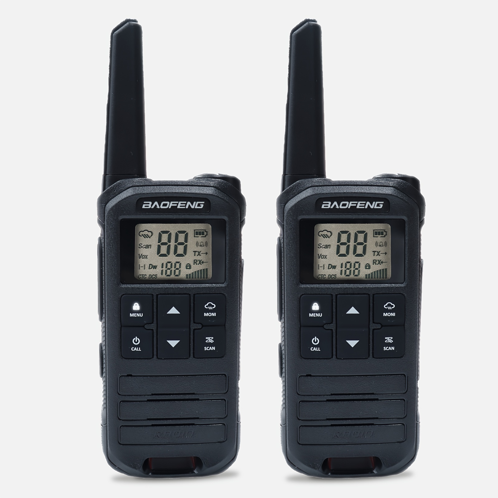2packs Baofeng 0.5/2 Watt Frs 462mhz 2 Way Radio, 22ch 2 Way Radio For Adult Hiking, Camping