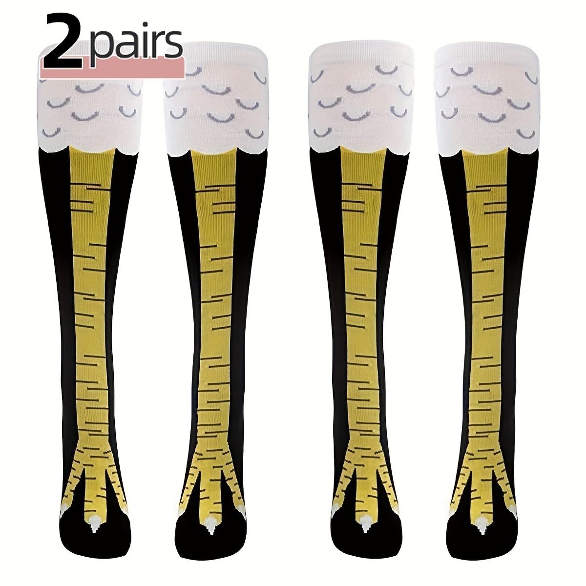 Image of 1 Pair/ Animal Cartoon Halloween Role Playing Chicken Claw Socks Summer Men And Women Can Socks Gym Socks