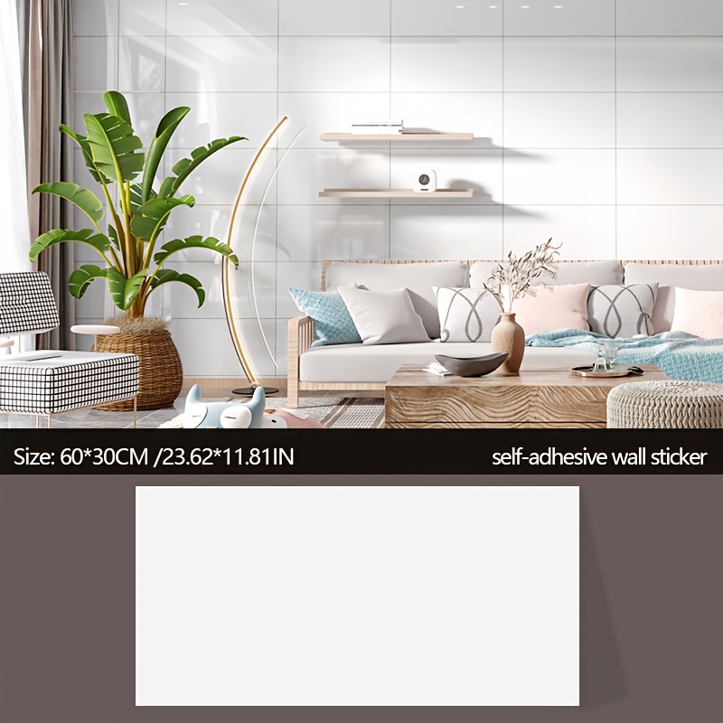 40pcs self wall stickers wall panels glossy removable wall stickers tile wallpaper oil proof stickers kitchen waterproof and oil proof heat resistant stickers suitable for kitchen bathroom wall renovation stickers details 9