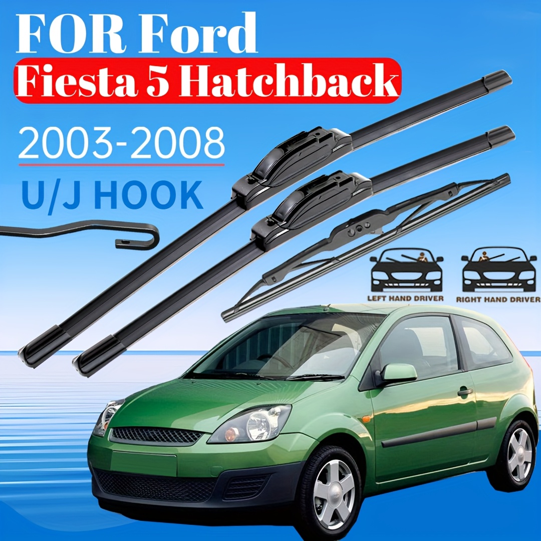 E-shop Auto Scheibenwischer Set für Ford 5 Hatchback von 2003 bis 2008 Scheibenwischerblatt - 22"+16"+11" (Für RHD und LHD Handsteuerung)
