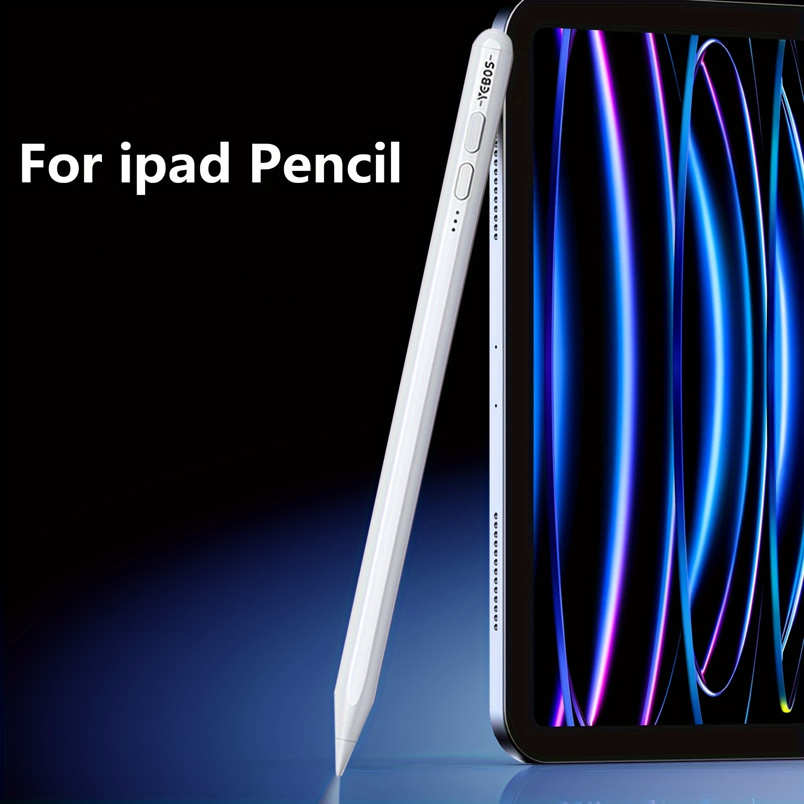 Lápiz capacitivo para iPad de 9ª y 10ª generación, bolígrafo activo con  rechazo de palma compatible con Apple iPad 2018-2022 de 10ª 9ª generación/ iPad Pro de 11 y 12.9 pulgadas, iPad Air