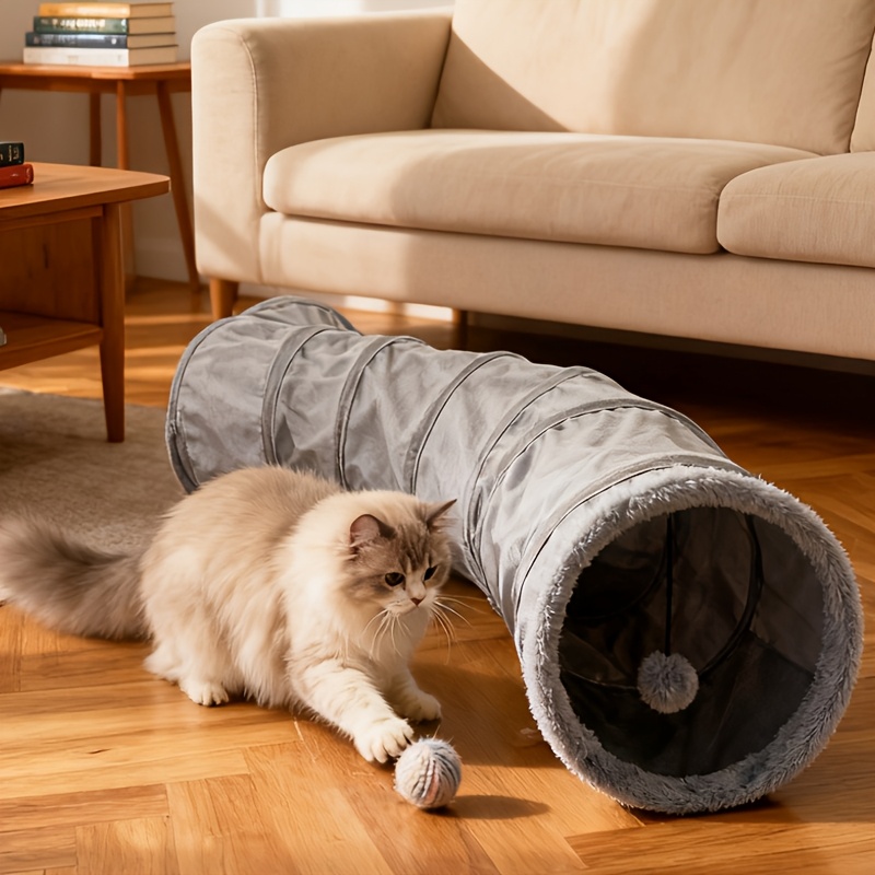 Retractable Foldable S-Shaped Cat Tunnel Toy