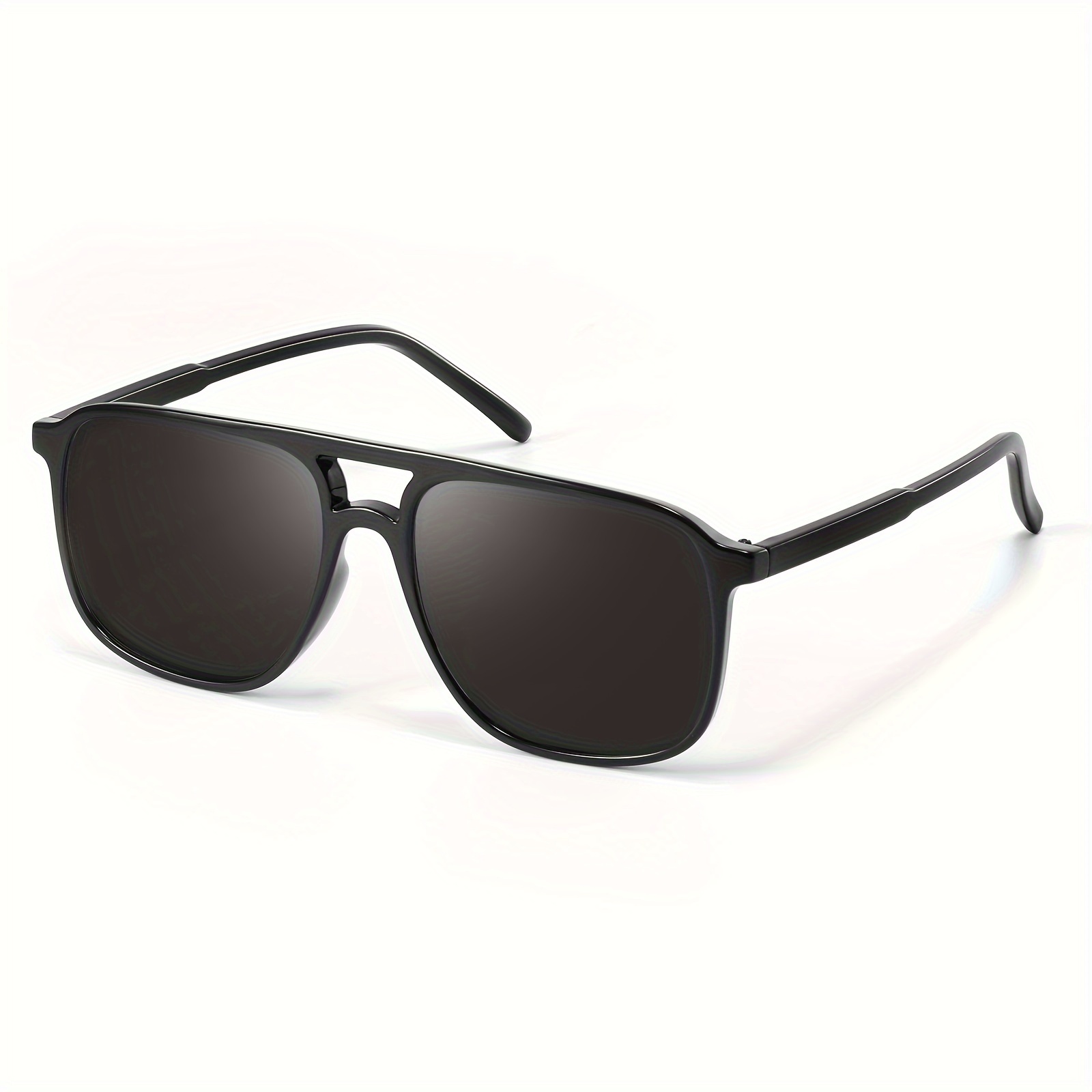 Black Double Bridge Polarized Sunglasses for Women Men Zen Zest Sunglasses, Polarized Sunglasses for Men Women  main image 3