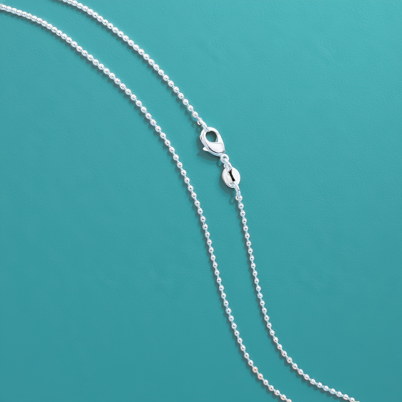 1pc Bulk Purchase Of To 30-inch Bead Link Chain Necklace Suitable For Pendants