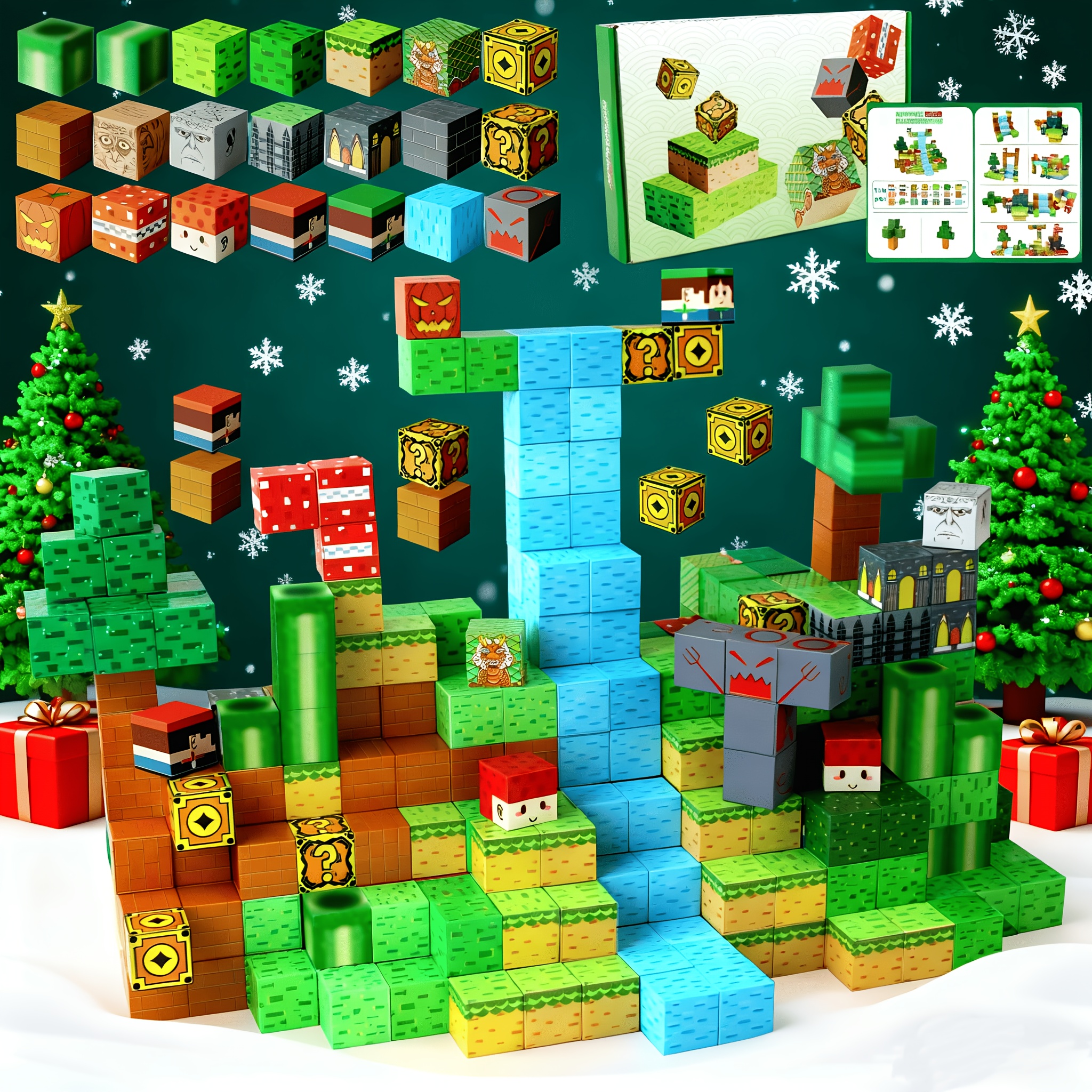 110pcs Magnetic Building Blocks for STEM Learning