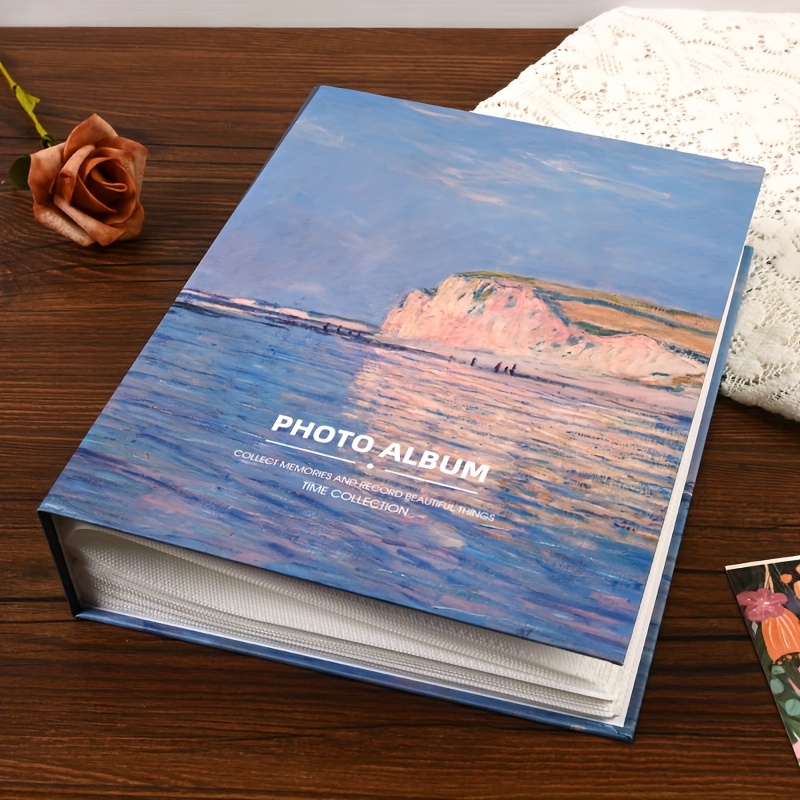 200-sheet 6-inch Single Volume Large Capacity Vintage European And Oil Painting Series Landscape Photo Album Polaroid Storage Card Album