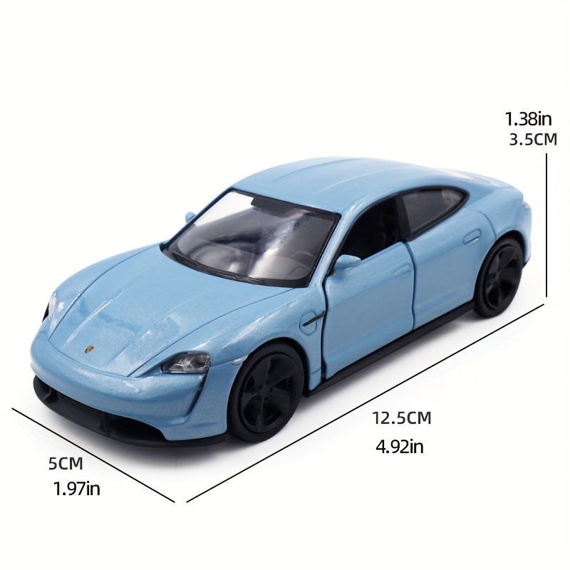 Image of Simulation 1:36 Alloy Golden Turbo Sedan Sports Car Model With , Pull Back Mechanism, Ideal Toy For Boys And Girls, Perfect For Holiday, Christmas, Or Birthday Gifts In Blue