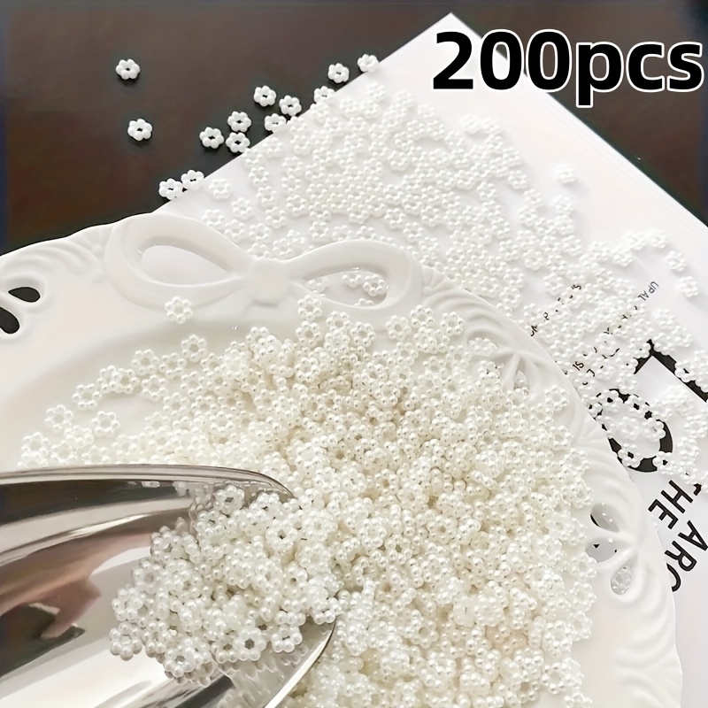 Image of 200pcs 8mm Acrylic Beads, Hollow Round Bead Set, Suitable For Making, Necklaces, Bracelets, Earrings, Phone Charms, Backpack Pendants, Craft Accessories, Perfect For Handmade Holiday Gifts