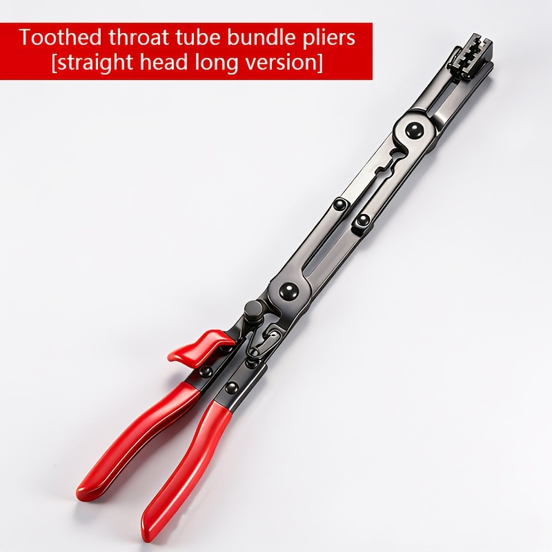 TEMU Hose Clamp Pliers Heavy Duty Hose Clamp Tool With Locking Device Automotive Coolant Oil Pipe Clips, Professional Automobile Water Pipe Clamp