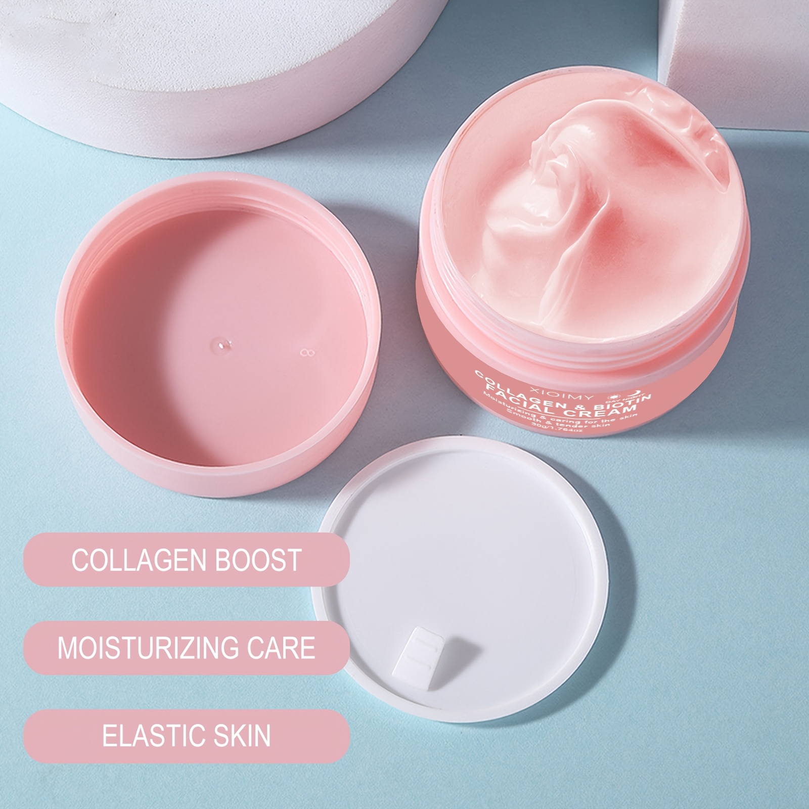 collagen biotin day and night face cream contains rich collagen face cream protects light beige moisturizes and smoothes injects   vitality and     beige and instantly moisturizes face cream and collagen face cream Product details 5