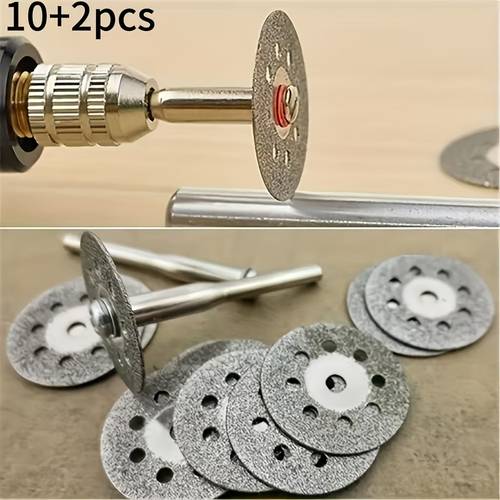 10 2pcs diamond cutting wheels for metal cutting for marble ceramics stone and glass precision cutter with diamond coating