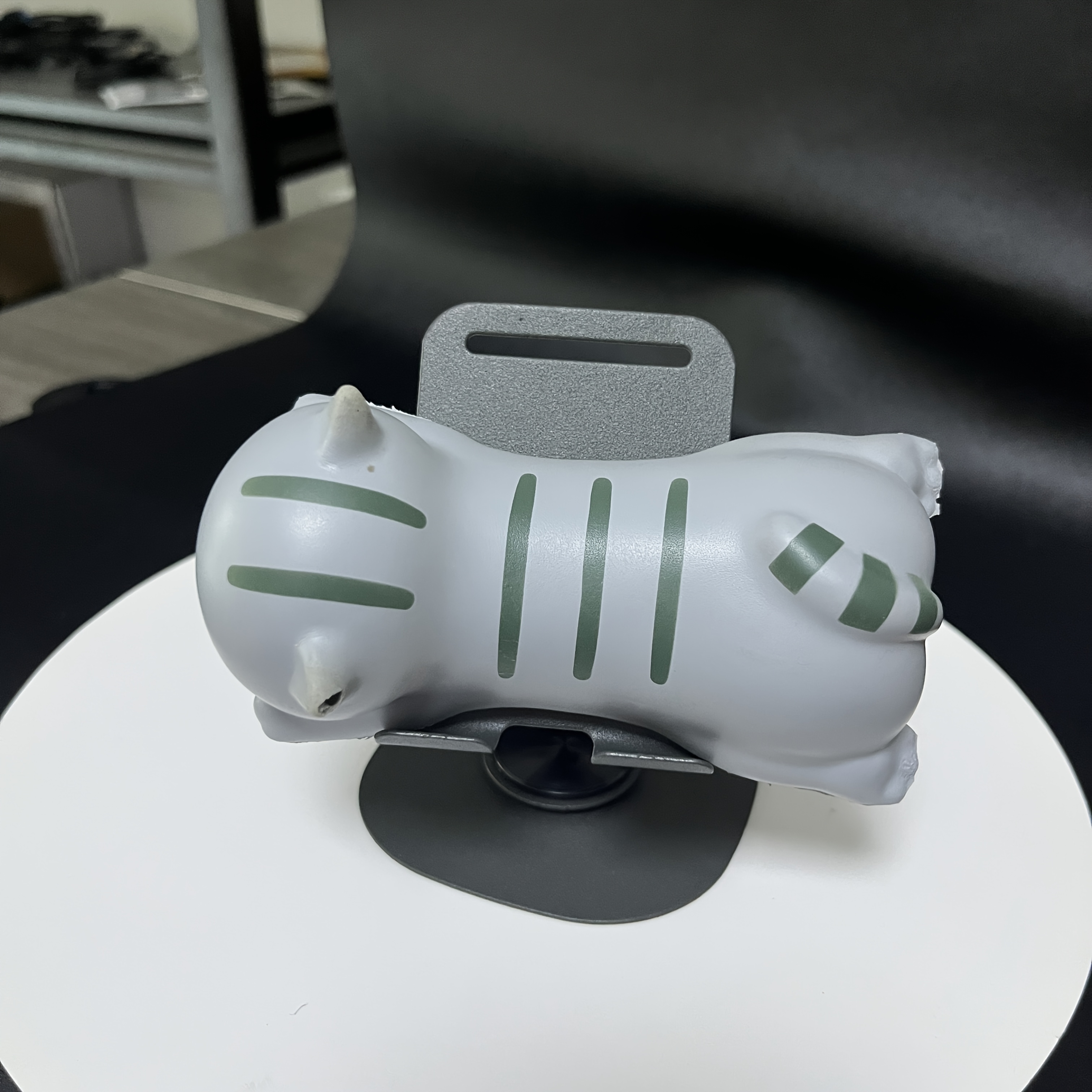 TEMU Gray Phone Stand, Universal Desktop Holder For Phones And Tablets, Suitable For -watching And Live Streaming