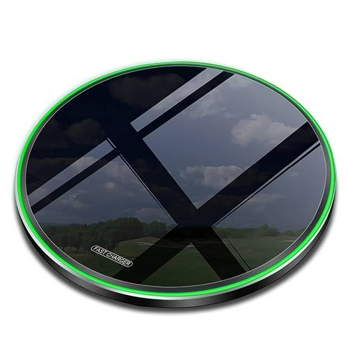 15w fast wireless charger suitable for iphone 16 15 14 13 12 pro max compatible with samsung galaxy s24 s23 s23 s22 s21 utral stylish charger design
