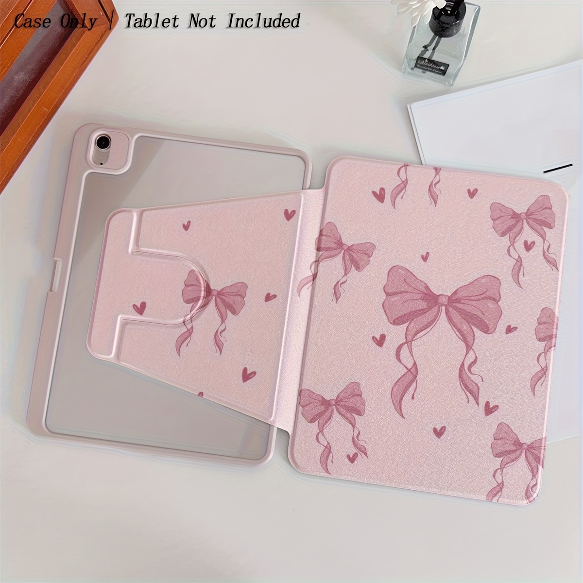 TEMU Case For Xiaomi 5/5 Pro/6/6 Pro/7/7 Pro/6s Pro/redmi Pad/.7, Perfect For Work, Travel, And Home Use, 360° Rotating & Foldable Tablet Case