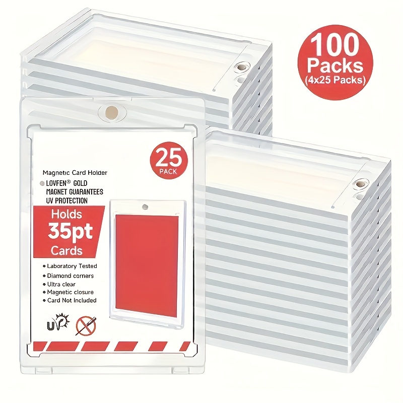Hobby Armor Bundle - Card Shipping Protectors - 3.5x4.5 and 4x6 - 100 of Each | UK