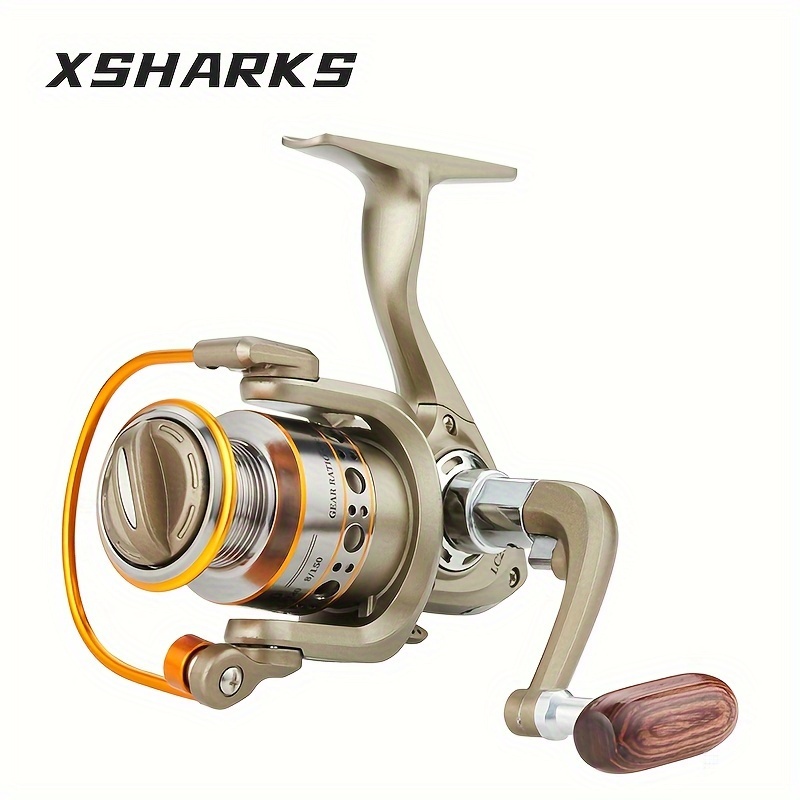 

high-speed Retrieve" Xsharks Lc Series 1000-7000 Spinning Reel - High-speed 5.2:1, 22lb Max Drag, Aluminum & Nylon Construction For Anglers