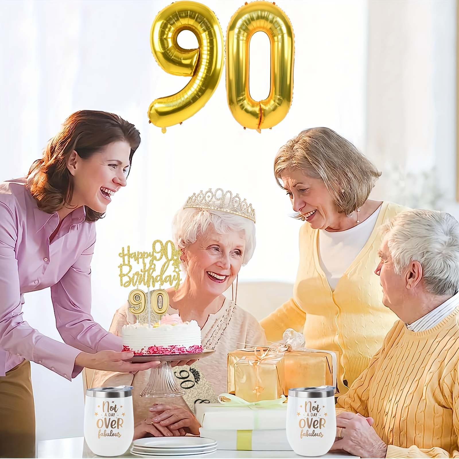 Birthday Party Gifts For 90 Yr Old Woman 90th Birthday Decorations