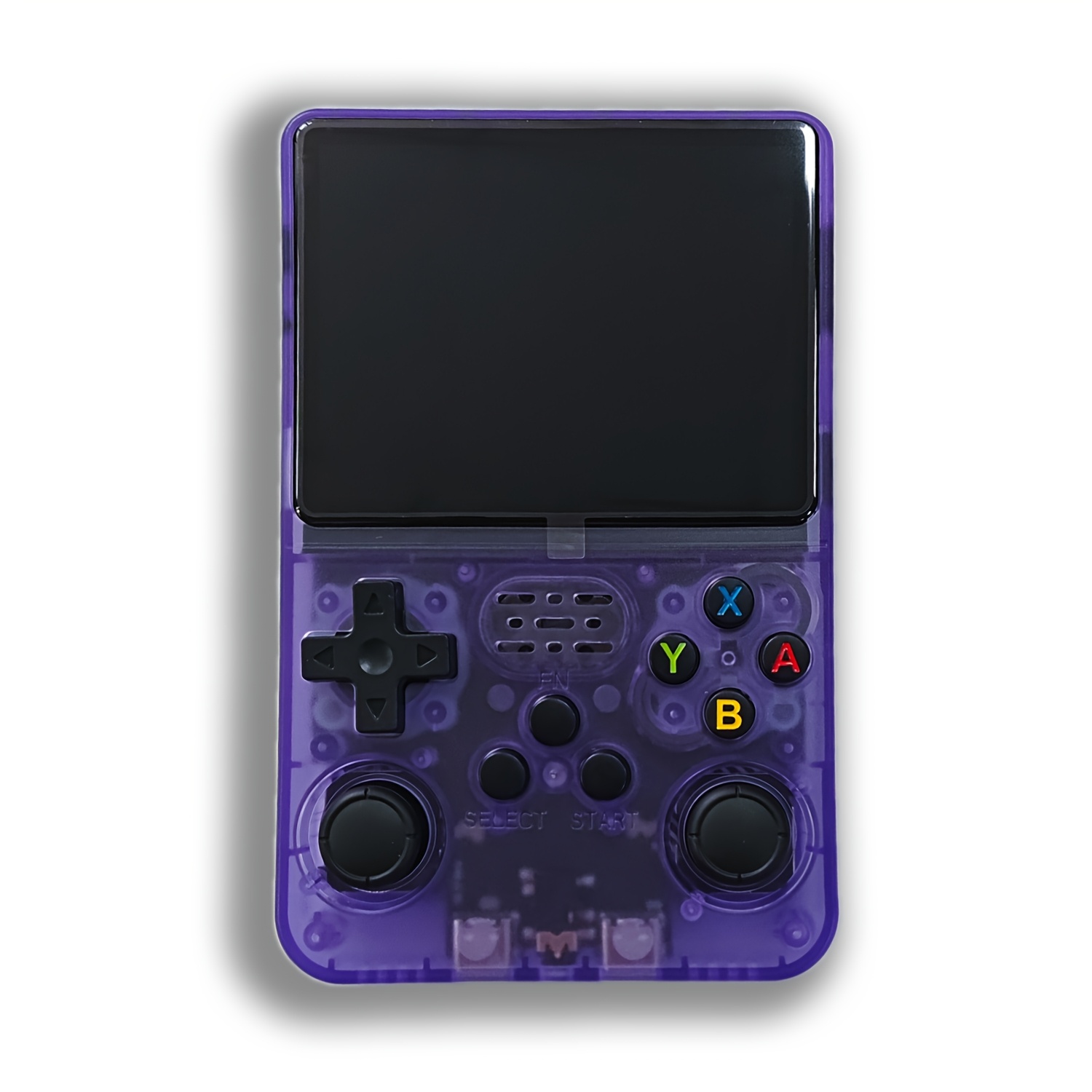 7 Colors Available, Retro Handheld Game Console R36S with 3.5-inch Screen Classic Entertainment, 64GB Portable Handheld Game Console, USB Charging, Rechargeable Battery, Instant Play