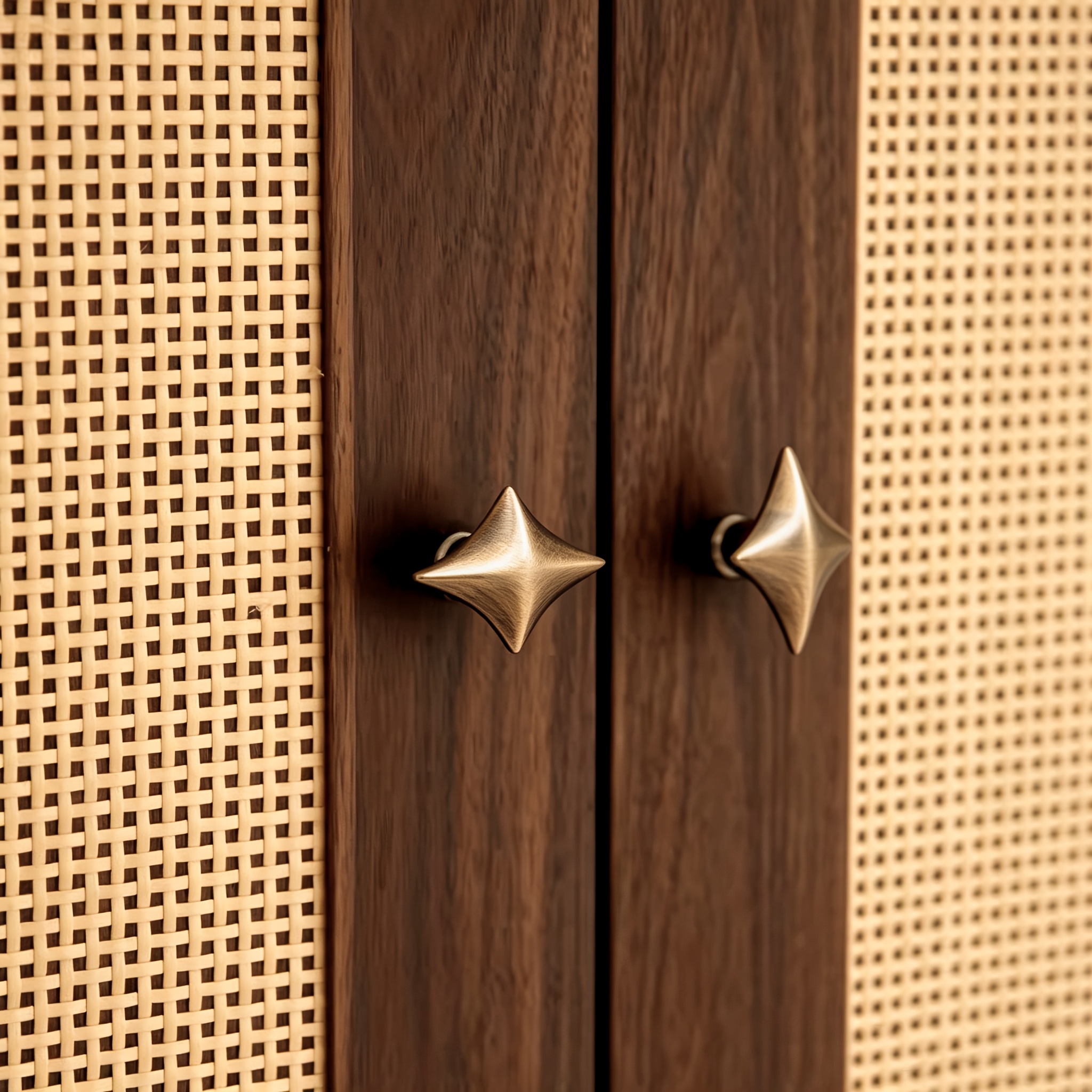 TEMU 4 Vintage Brass Cabinet Door Handles, Drawer Handles, Alloy Handles, Decorative Furniture Hardware For Kitchen Cabinets, Bedroom Dressers And