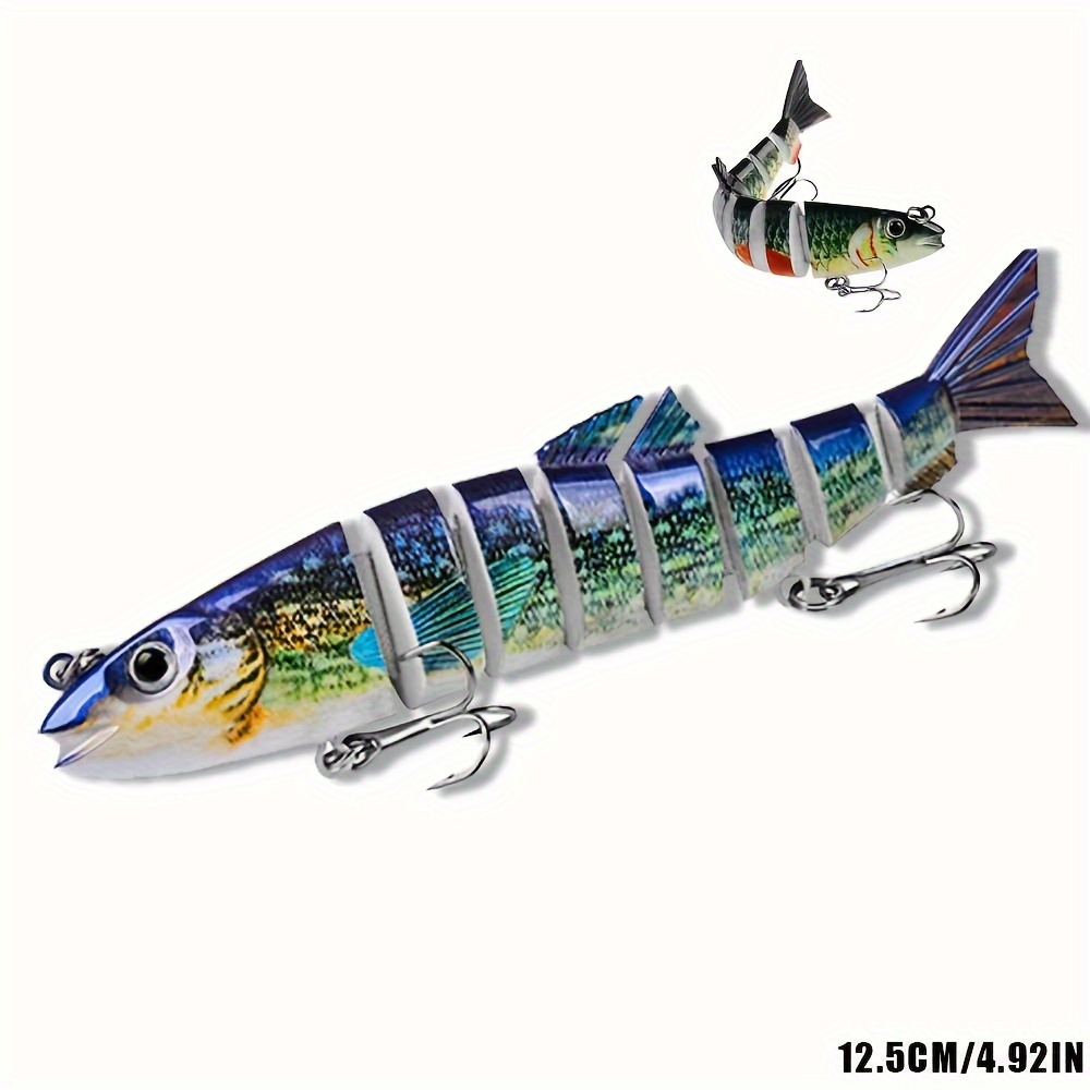 1pc 11cm/18g Multi Jointed Artificial Fishing Lure - Temu