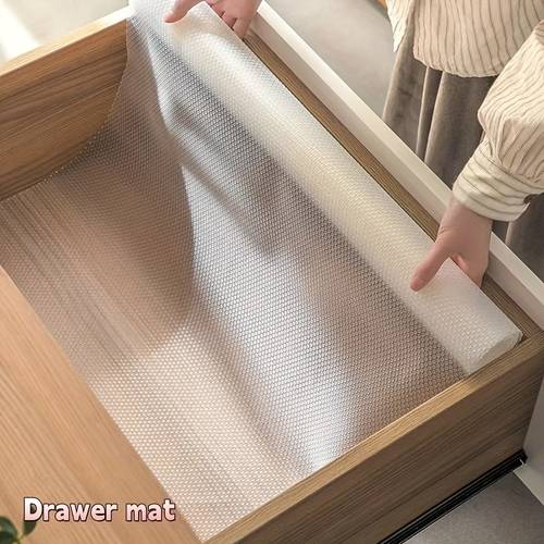 1 roll of white washable oil resistant anti slip drawer mat 11 81 inches wide 39 37 inches long suitable for anti slip drawer mats in cabinets drawers and shoe cabinets