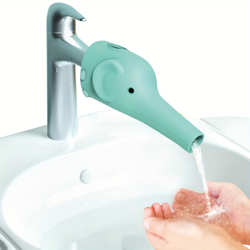 Image of 1pc Of Faucet Extender For Toddlers, Sink Extender For Children's Handwashing, Suitable For Bathroom, Kitchen, And Bathtub Sinks, Fits Most Faucets, A Baby Essential