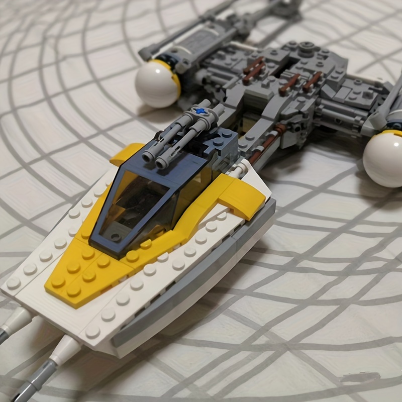 

691 Interstellar Fighter Assembly Model, Easter Halloween Thanksgiving Day Mother's Day Father's Day Birthday Gift, Building Game, Sci-fi Movie Series