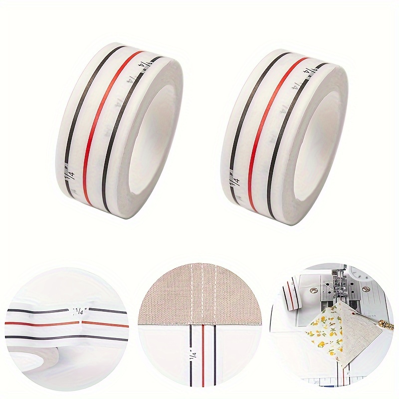 

Sewing Tape For Straight And Stitching - Precision Sewing Machine Guide Tool, Paper Material, Tape Measure For Sewing