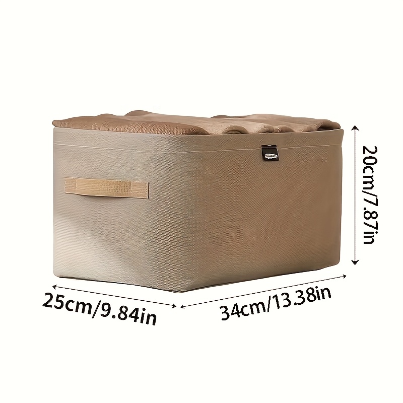 TEMU Rectangle Unfinished Tension Basket - Sturdy Thickened , Ample Space For Clothing, Pants, And Miscellaneous Items, Lightweight And Essential For And Dormitory Organization