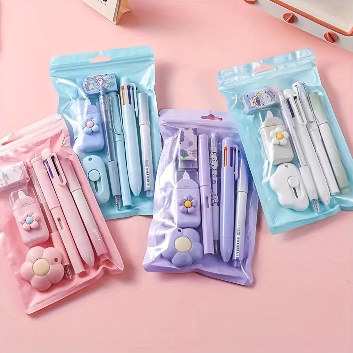 

[customer ] Back-to-school Stationery Gift Set - 7pcs Assorted Office Supplies Kit, Plastic