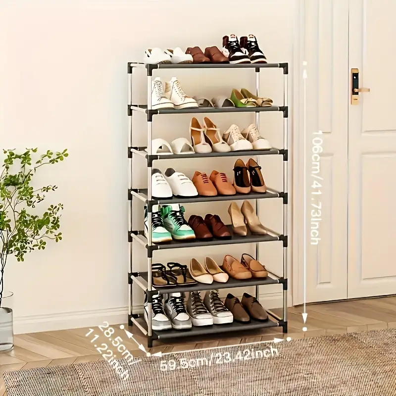 schuhregal stoff einfach montieren 6 7 ebenen auswahl ebene