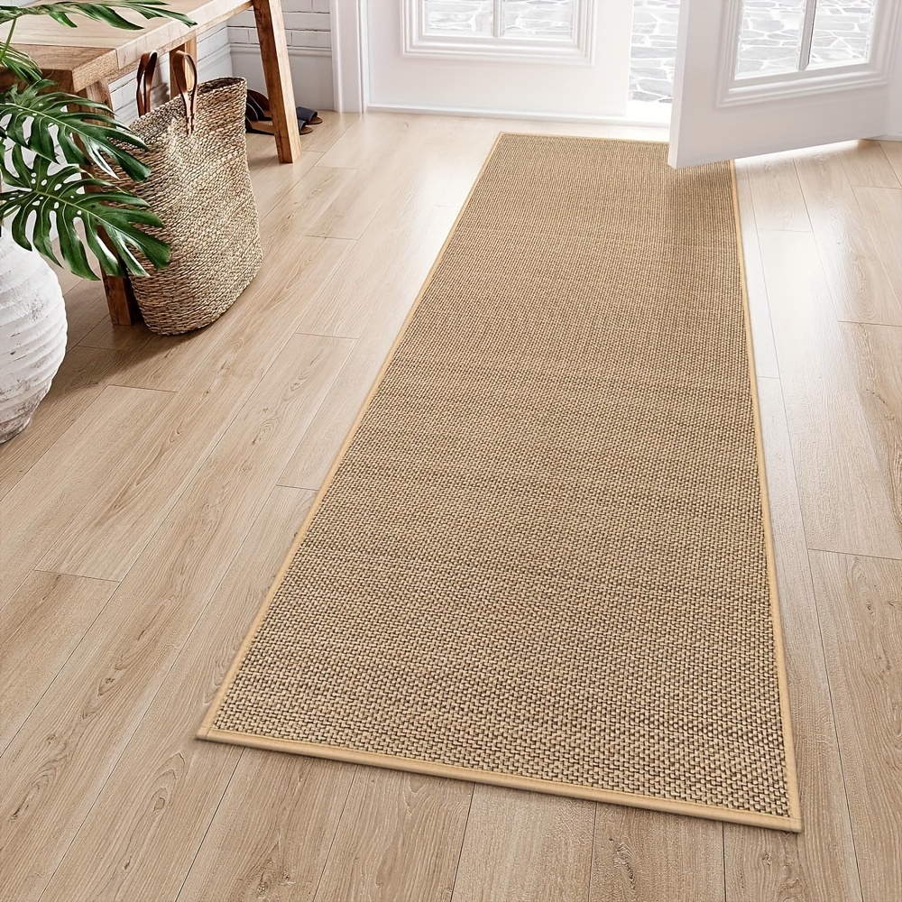 

1pc Farmhouse Kitchen Runner Rug, Hallway Runner Rug Non Slip For Entryway Indoor Washable Carpet Runners For Hallway Neutral Rug Runner Kitchen Mats For Floor Entry Bathroom,