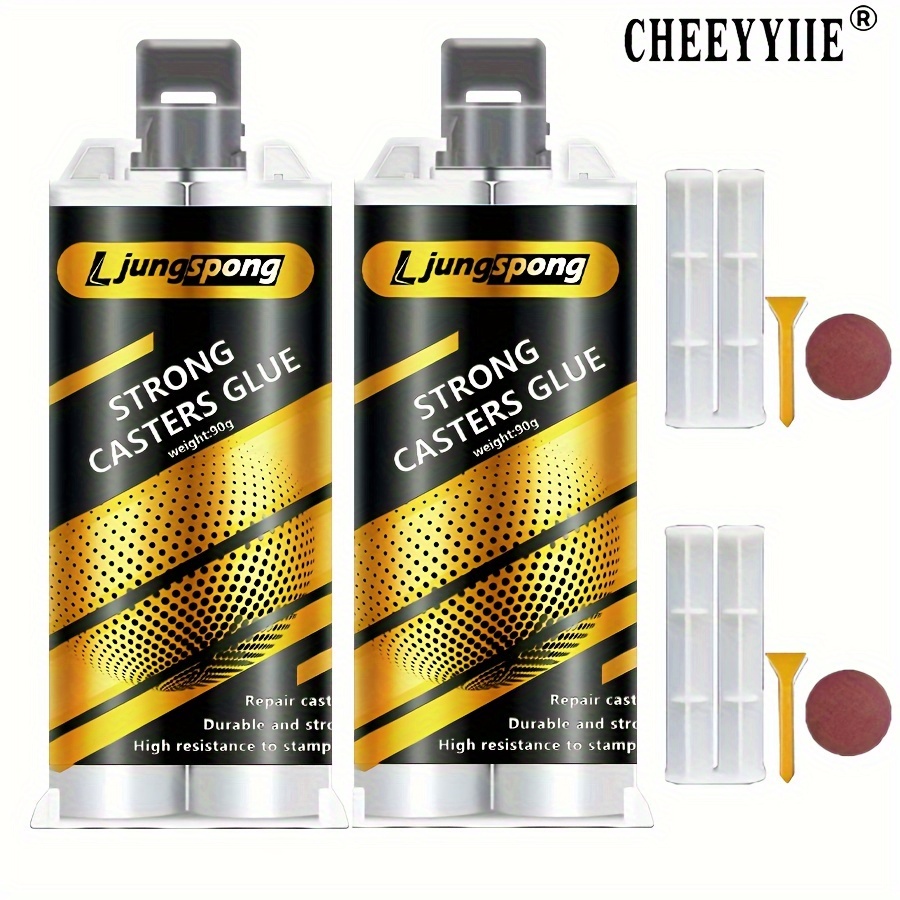 

2pcs Casting Glue With Tools Resistant Welding Glue Water Electric Welding Glue With Tools Strong Glue Waterproof Anti-clogging Stainless Iron Leakage Repair Glue