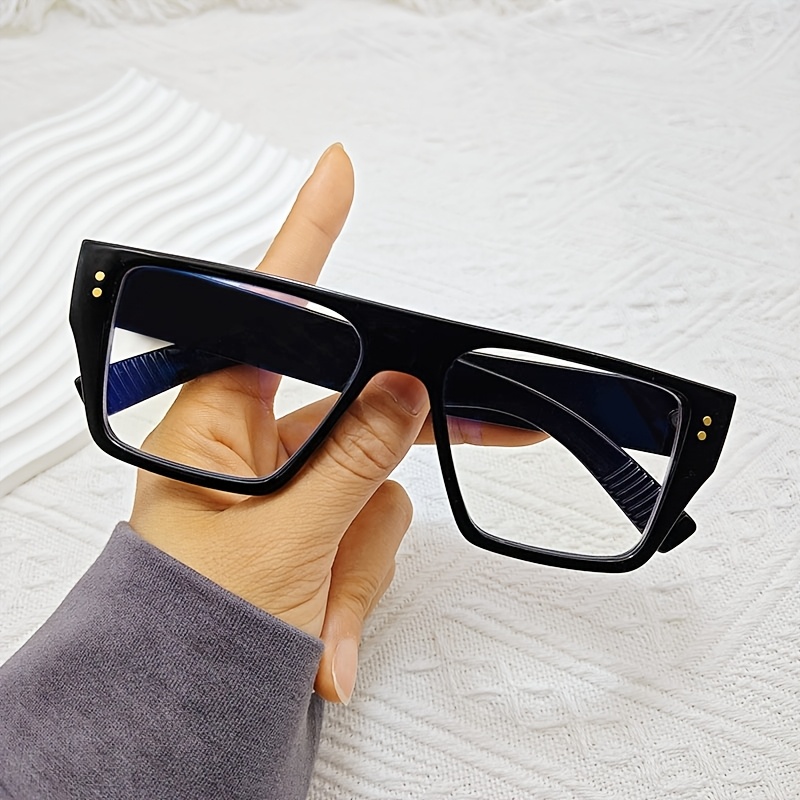 Large Square-Frame Reading Glasses for Middle-Aged and Elderly